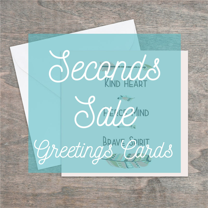 Mystery mix of seconds printed greetings cards - Haveago Crafter