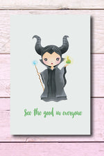 She needed a hero batgirl, See the good maleficent and Kind heart fierce mind postcards - Haveago Crafter