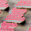 Ovaries before brovaries quote bright hard enamel pin - Haveago Crafter